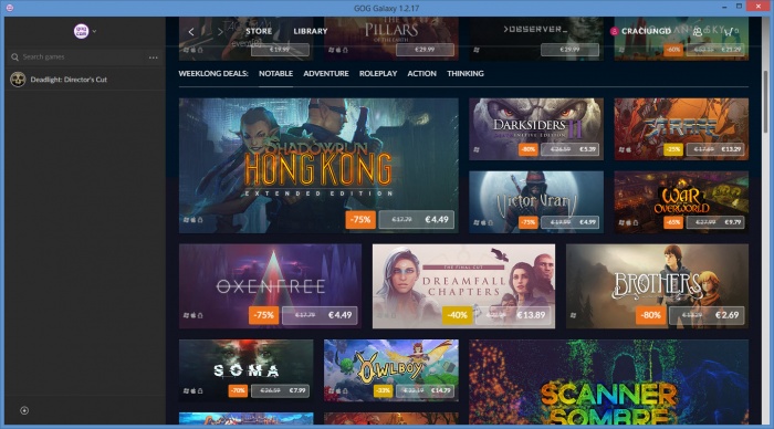GOG Galaxy Screenshot 1 - Best pictures of the game for Windows PC and other consoles at GamesMojo.com
